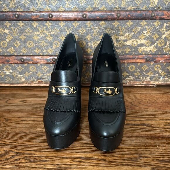 EUC Celine Melody Platform Loafers - Picture 2 of 8